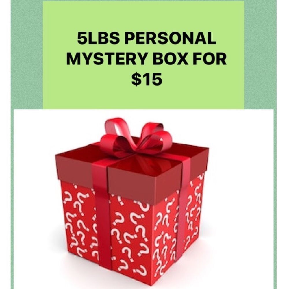 5 lbs Personal Mystery Box for $15
